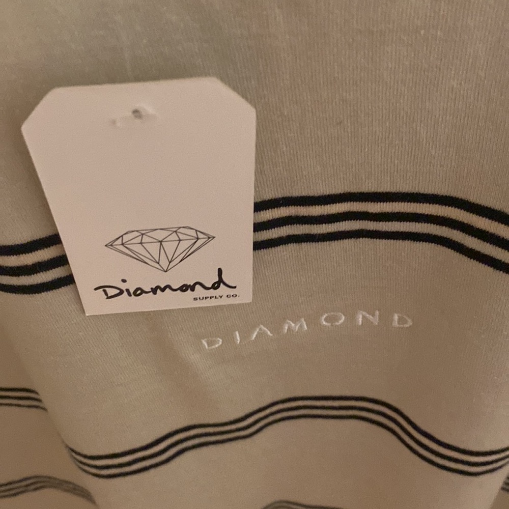 Diamond Supply stripped t shirt - Picture 2 of 3